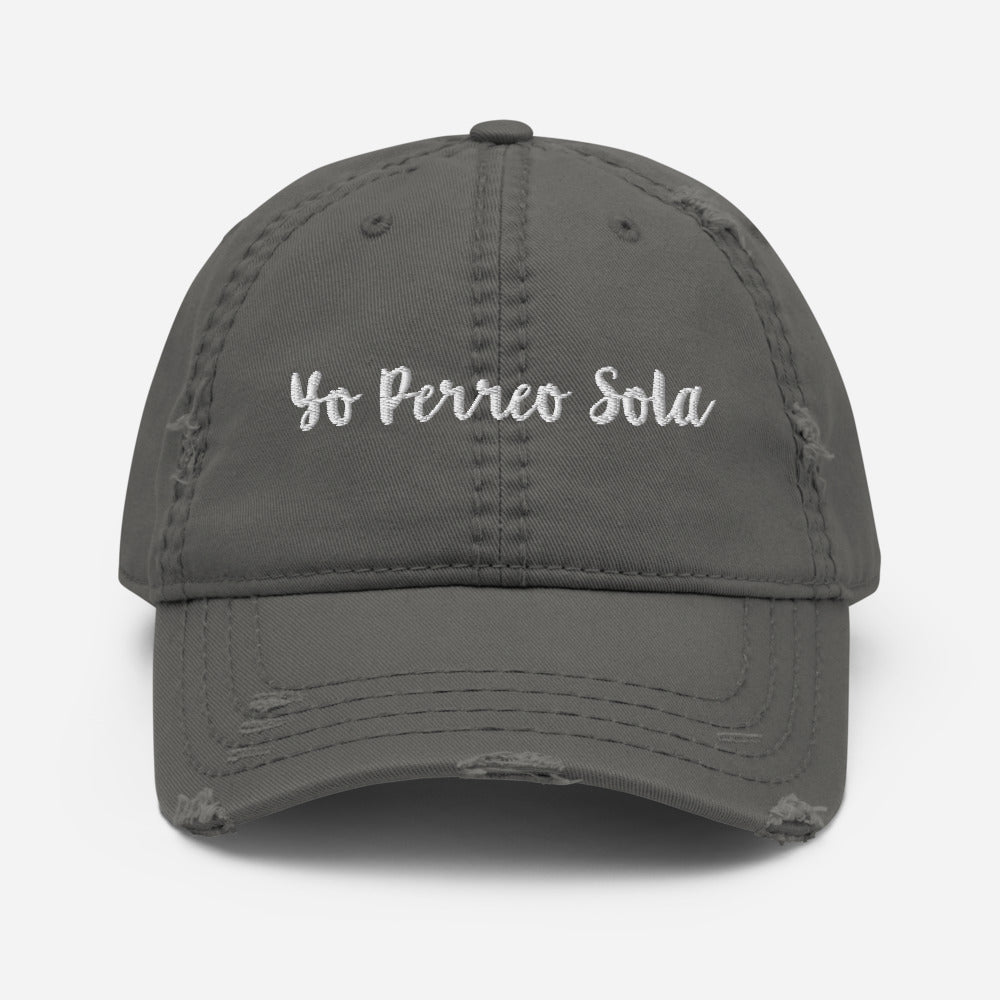 Distressed Yo Perreo Sola Hat