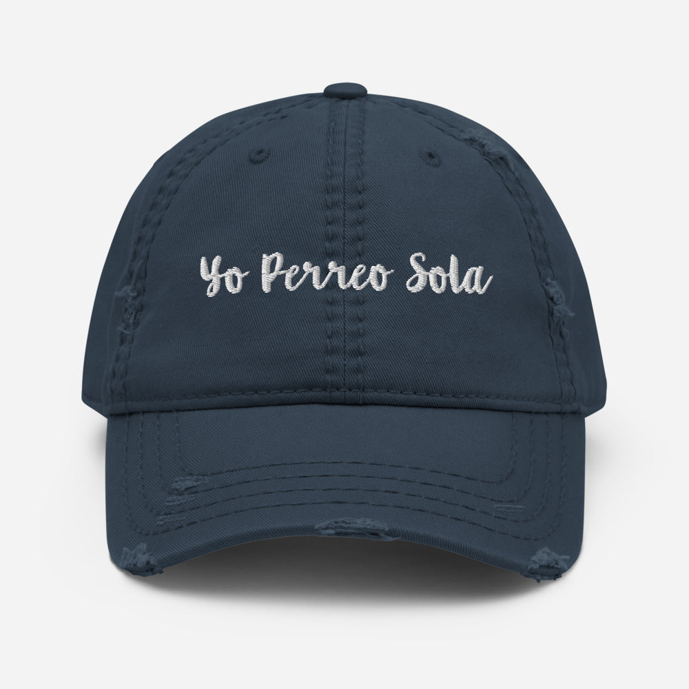 Distressed Yo Perreo Sola Hat